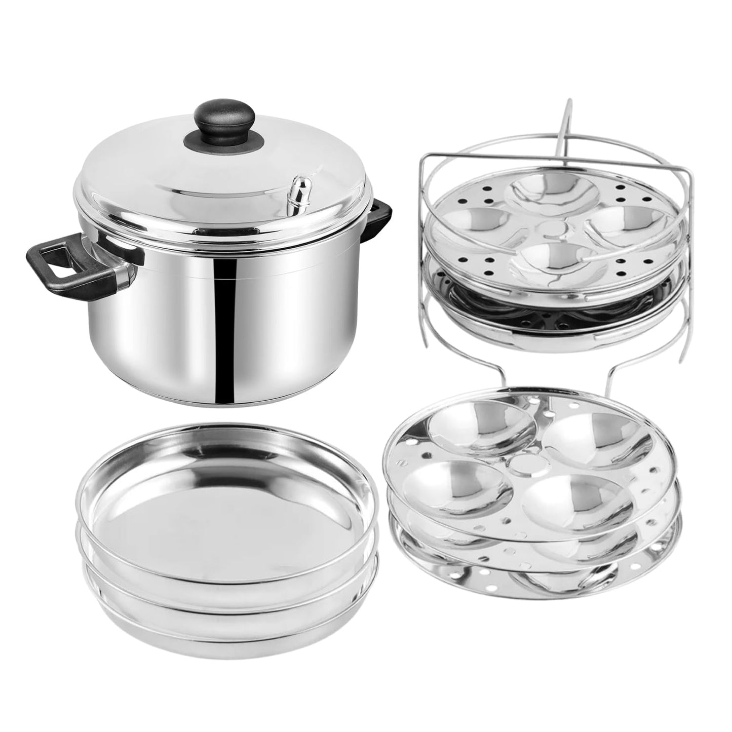 Vinod 7429 3 Plate Idli Dhokla Multi Pot