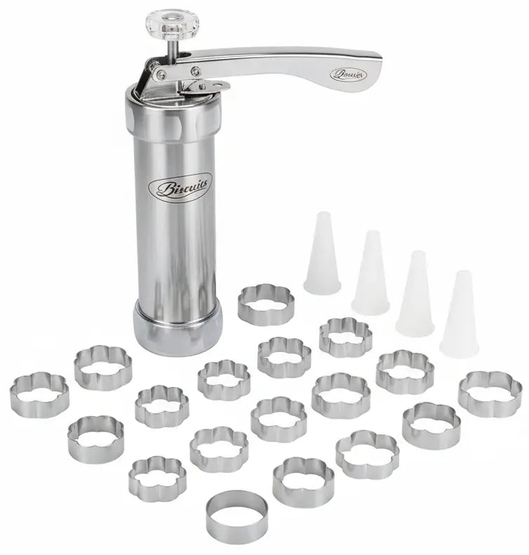 20Pc S/Steel Dough Press