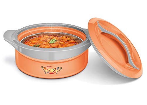 Milton Zenith 2500 Insulated Inner Stainless Steel Casserole, 2460 ml, Peach