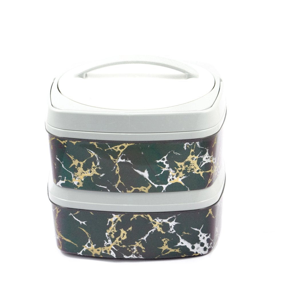 MILTON Plastic Casserole - 1400ml, Set of 2, Black
