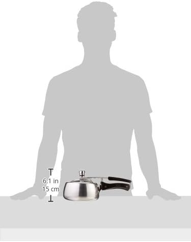 Hawkins Contura Pressure Cooker, 2 Litre Capacity