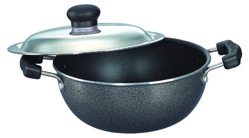 Prestige 7.5 Litres Popular Outer Lid Aluminium Pressure Cooker |Metallic Safety Plug | Gasket Release System | Silver