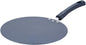 Vinod Zest Non-Stick Induction Compatible Concave Tawa, Black, 24 cm Diameter