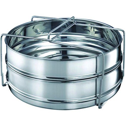 Prestige 7.5 Litres Popular Outer Lid Aluminium Pressure Cooker |Metallic Safety Plug | Gasket Release System | Silver