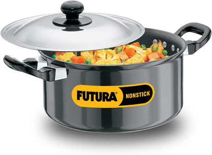 Hawkins Non-Stick Cook-N-Serve Stewpot with Glass Lid 3L , 5L
