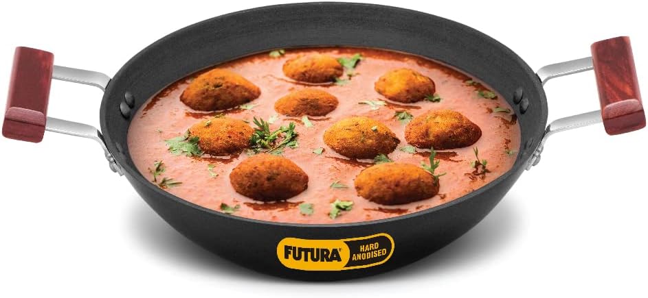 Futura INK50G Kadai, 5 Litre, Black