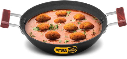 Futura INK50G Kadai, 5 Litre, Black
