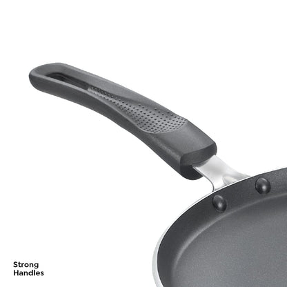 Prestige Omega Aluminium Select Plus Non-Stick Omni Tawa, 30 cm, Black