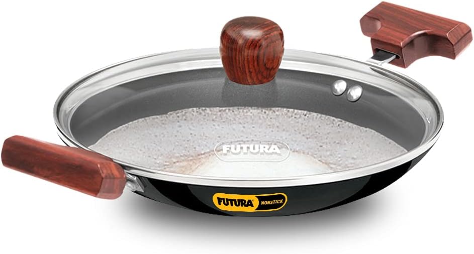 Hawkins Futura Non Stick Appa Chatty with Glass Lid