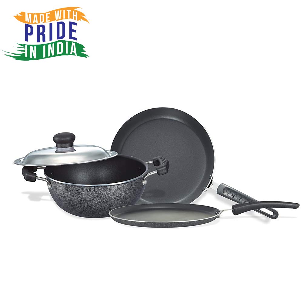Prestige 7.5 Litres Popular Outer Lid Aluminium Pressure Cooker |Metallic Safety Plug | Gasket Release System | Silver
