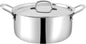VINOD SMART TRIPLY CASSEROLE WITH LID 22 CM