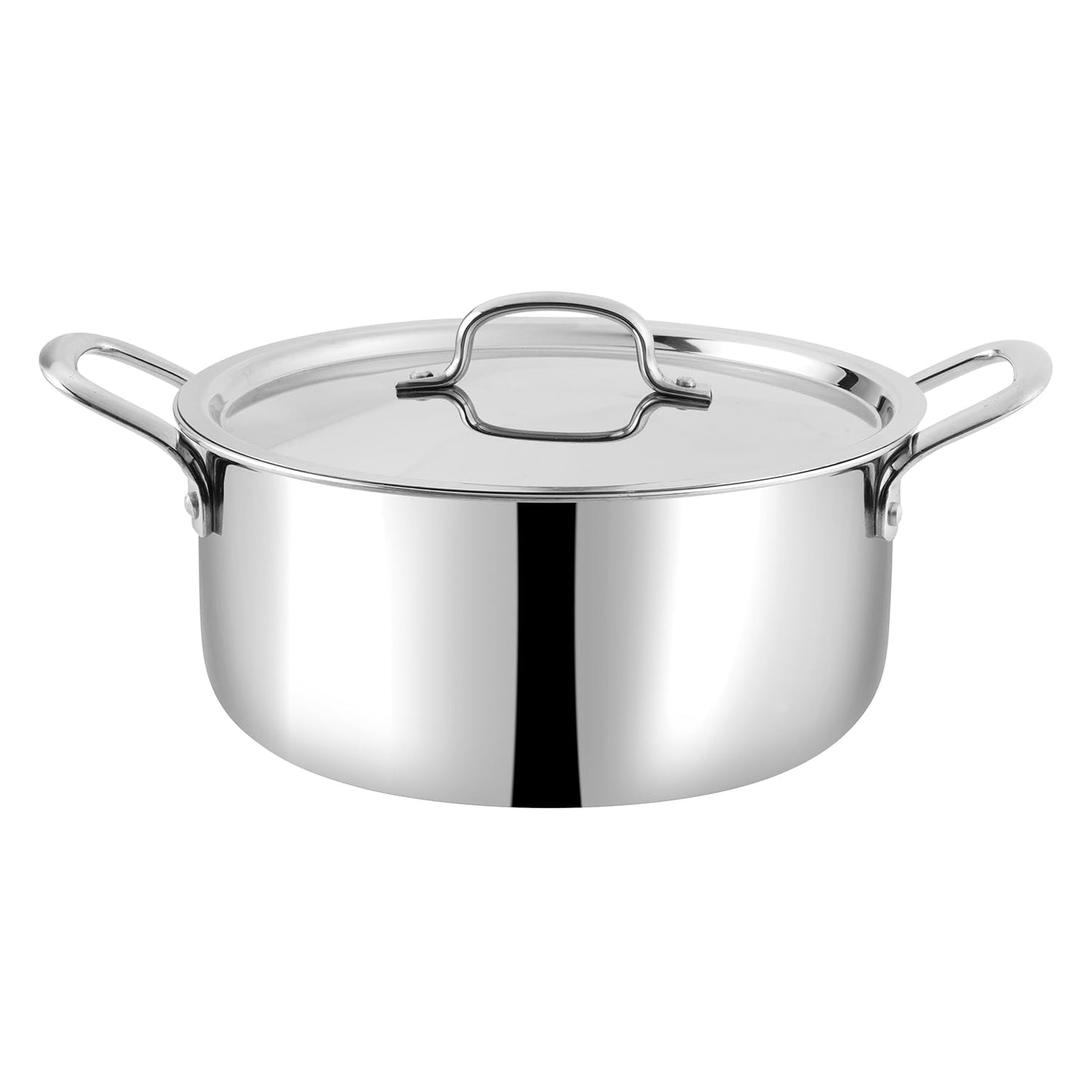 VINOD SMART TRIPLY CASSEROLE WITH LID 22 CM