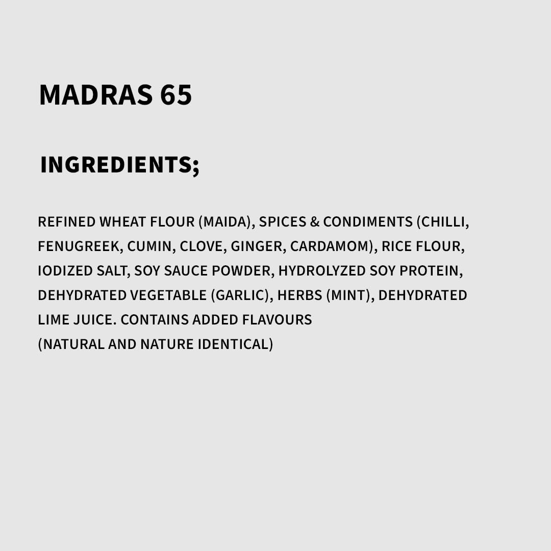 Cookd Madras 65 Masala 50g Ready To Cook Masala in 8 Minutes | Can be cooked with Paneer, Vegetables, Chicken, Fish & Meat | No Added Flavours, Preservatives & Artificial Colors (Pack of 3, Madras 65 Masala)
