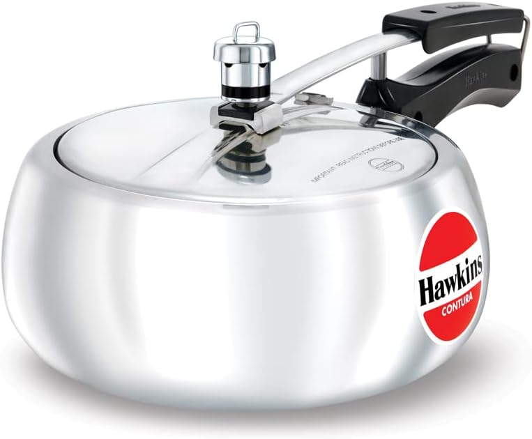 Hawkins Contura Pressure Cooker, 2 Litre Capacity