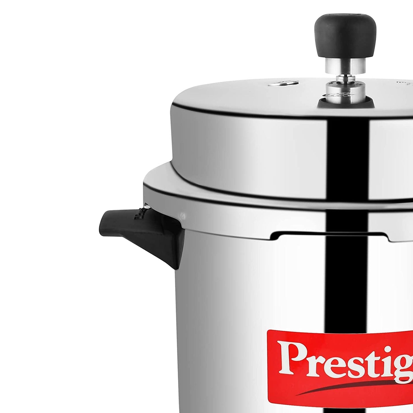 Prestige 7.5 Litres Popular Outer Lid Aluminium Pressure Cooker |Metallic Safety Plug | Gasket Release System | Silver