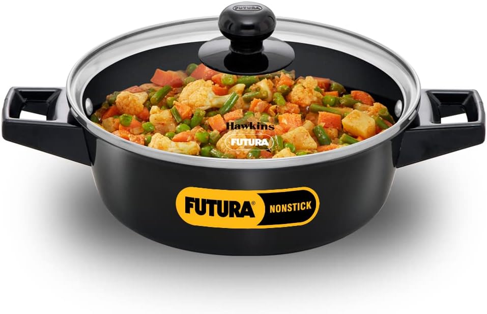 Futura INK50G Kadai, 5 Litre, Black
