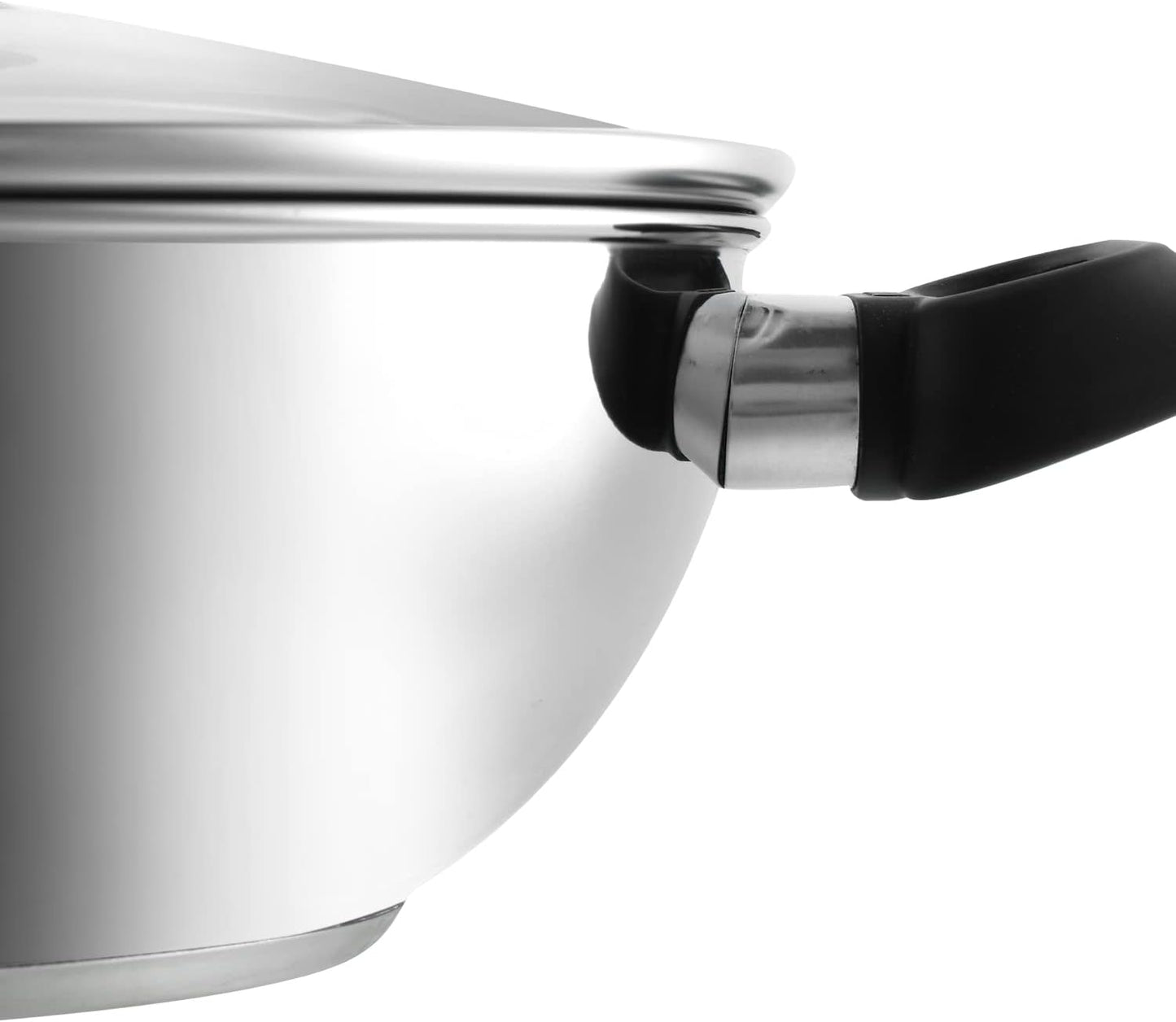 Vinod Stainless Steel Deluxe Kadhai, 26 cm