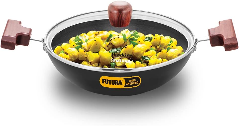 Futura INK50G Kadai, 5 Litre, Black