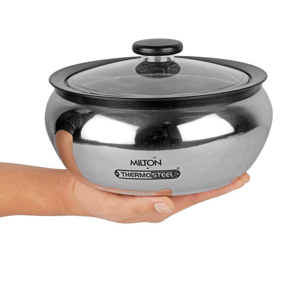 Milton Clearsteel Casserole, 1.5 litres (EC-THF-TTS-0005_Steel)