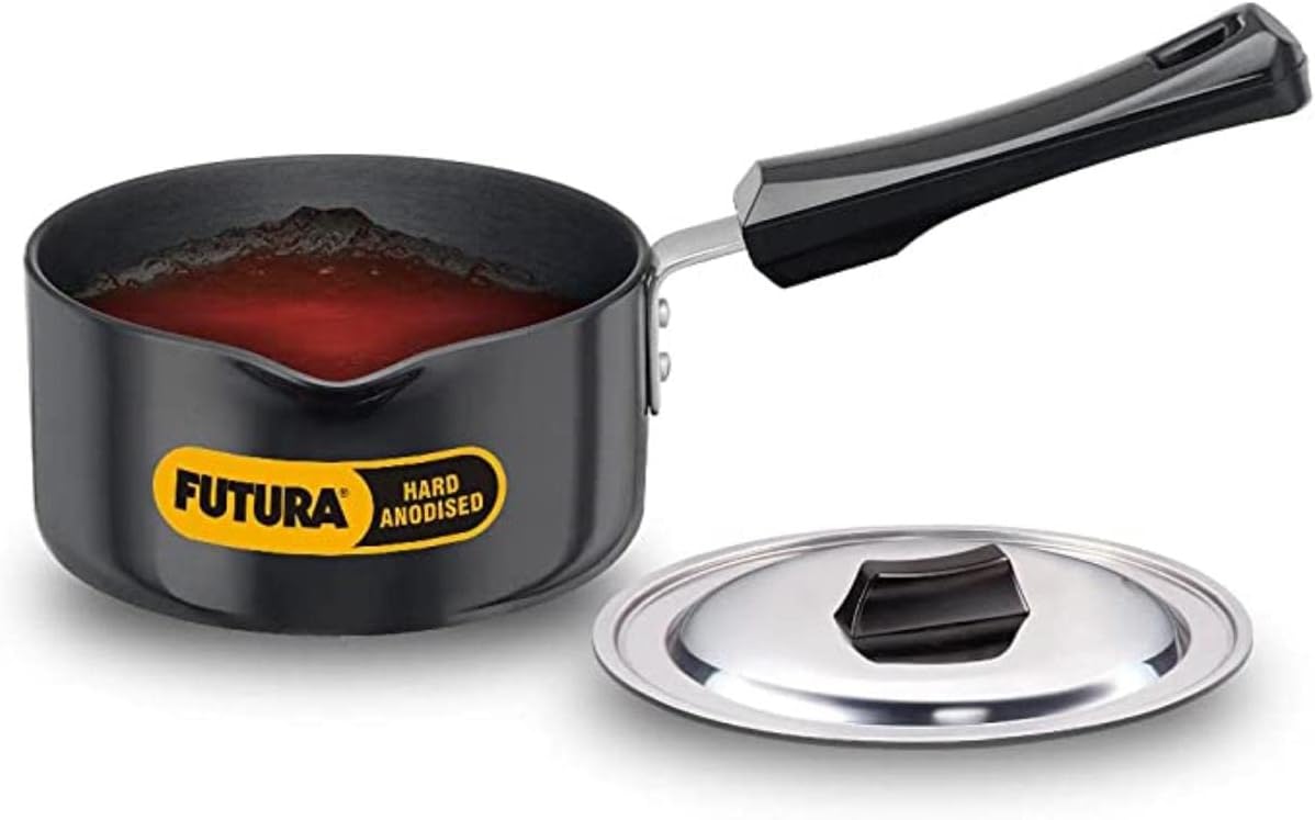 Hawkins Futura Sauce Pan with Lid, 1 Litre Capacity