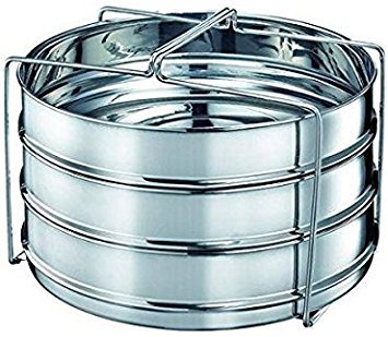 Prestige 7.5 Litres Popular Outer Lid Aluminium Pressure Cooker |Metallic Safety Plug | Gasket Release System | Silver