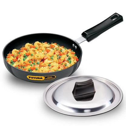 Hawkins Futura Deep-Fry Pan with Glass Lid, 2.5 Litre Capacity