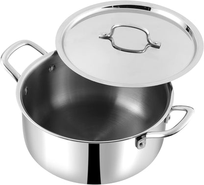 VINOD SMART TRIPLY CASSEROLE WITH LID 22 CM