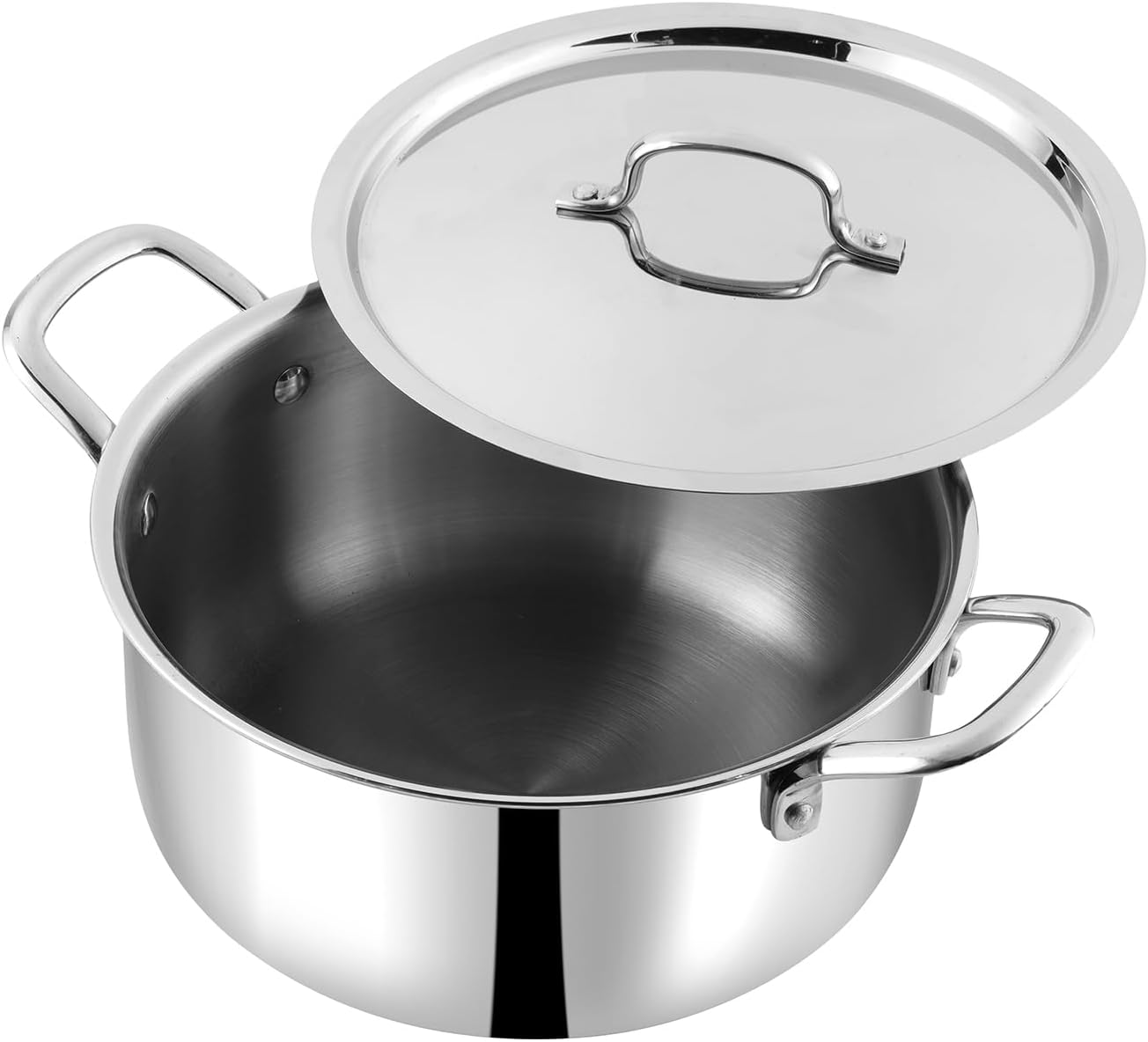 VINOD SMART TRIPLY CASSEROLE WITH LID 22 CM