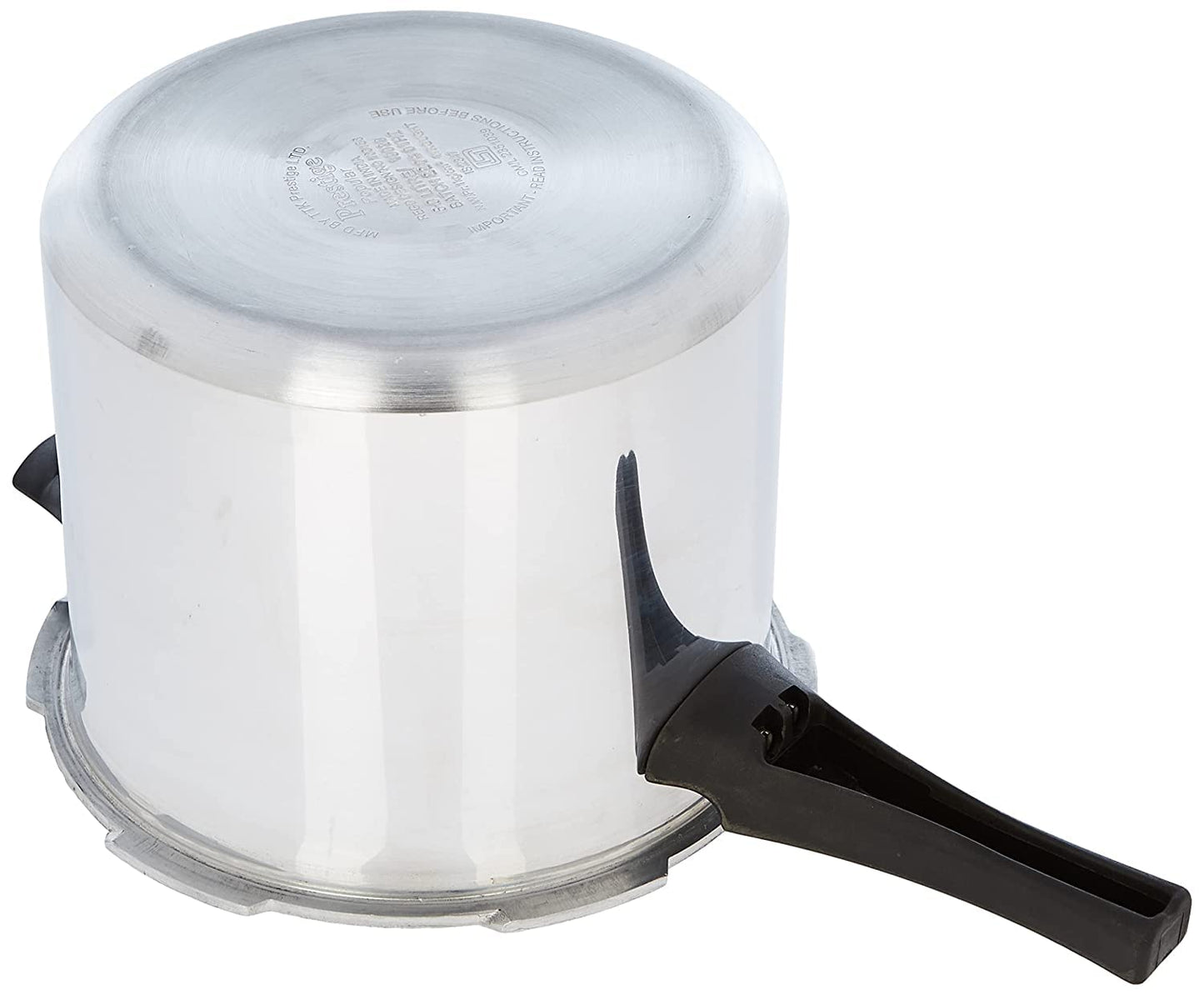 Prestige 7.5 Litres Popular Outer Lid Aluminium Pressure Cooker |Metallic Safety Plug | Gasket Release System | Silver