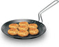 Hawkins FUTURA IQ45 Non-Stick Induction Compatible Flat Tava Griddle, 10-inch Black