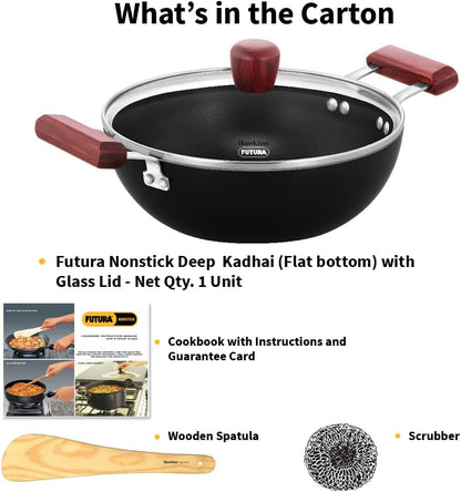 Futura INK50G Kadai, 5 Litre, Black