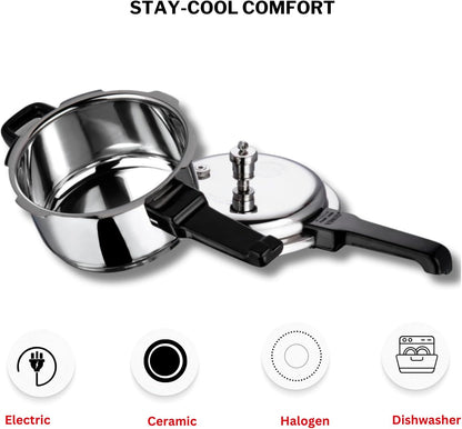 Vinod Stainless Steel Pressure Cooker 3L,5L,7L,8L,10L