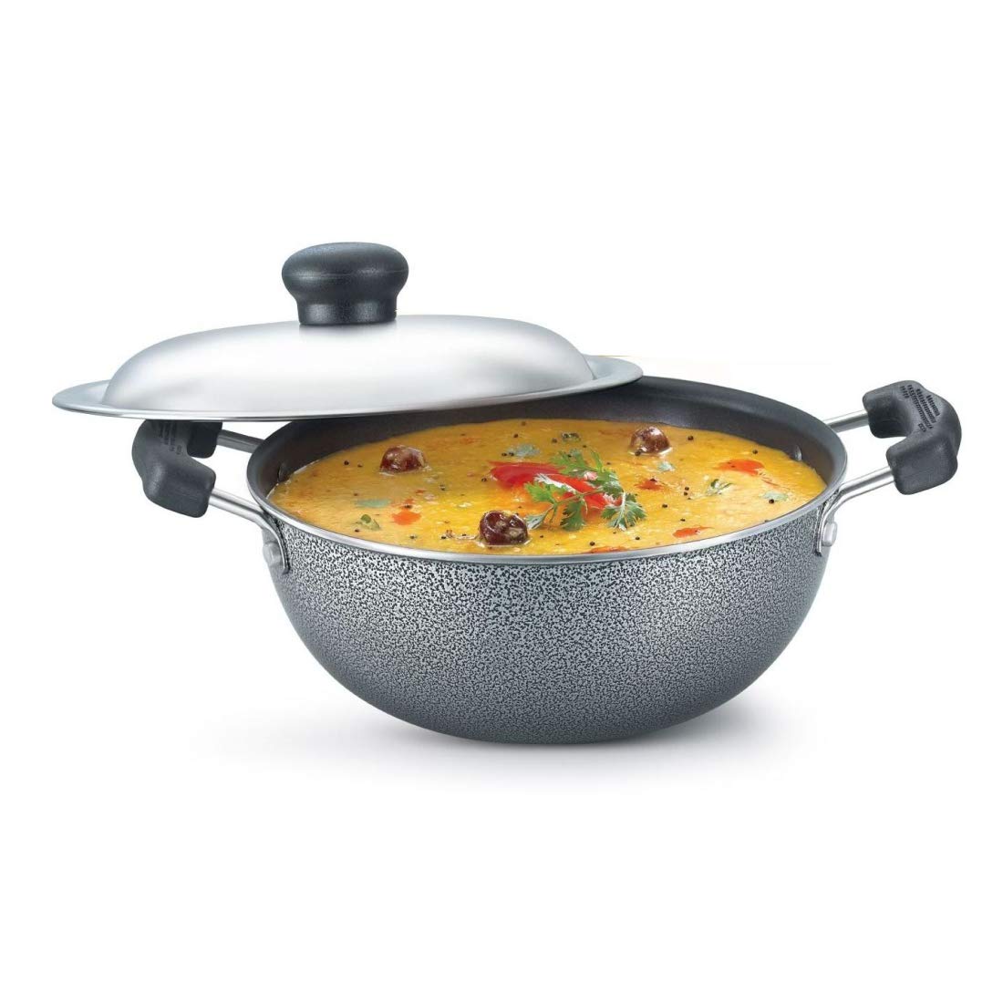 Prestige 7.5 Litres Popular Outer Lid Aluminium Pressure Cooker |Metallic Safety Plug | Gasket Release System | Silver