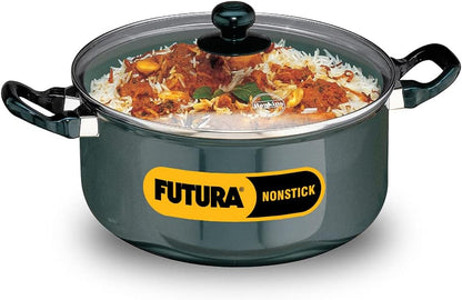Hawkins Non-Stick Cook-N-Serve Stewpot with Glass Lid 3L , 5L