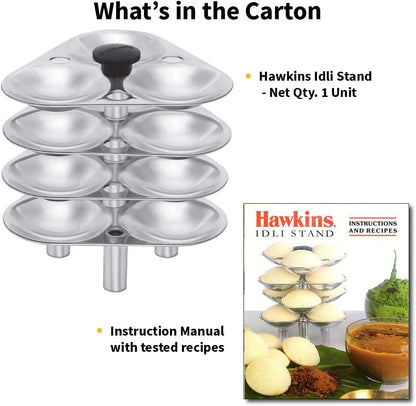 Hawkins 12 Idli Set for 3.0 Litre Tall Pressure Cooker ID12S