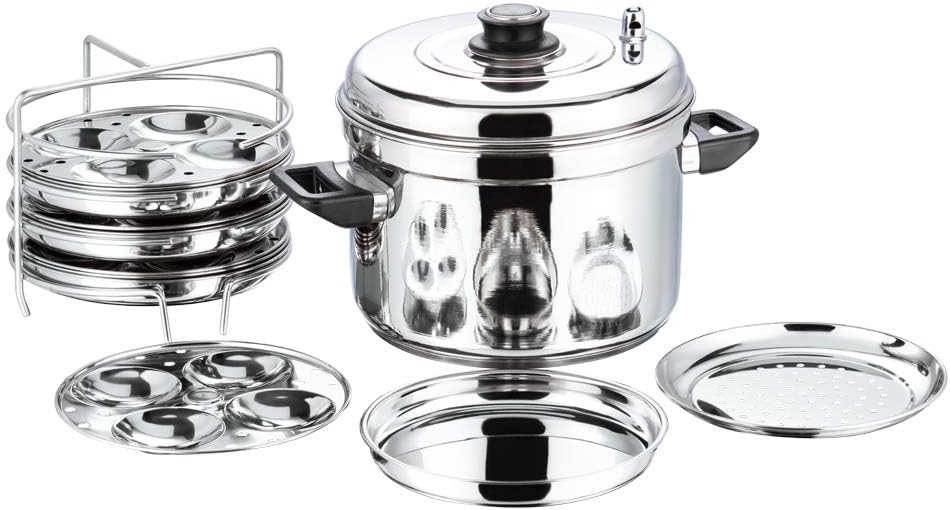 Vinod 7429 3 Plate Idli Dhokla Multi Pot