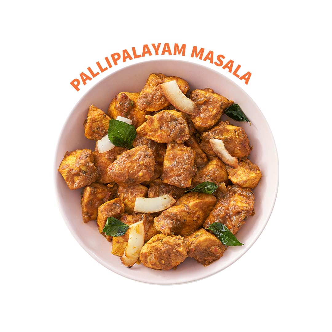 Cookd Pallipalayam Masala 50g (Pack of 2)| Ready To Cook in 15 Minutes | Can be cooked with Paneer, Vegetables, Chicken, Fish & Meat | No Added Flavours, Preservatives & Artificial Colors