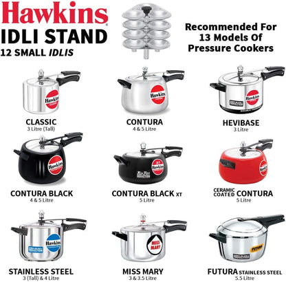 Hawkins 12 Idli Set for 3.0 Litre Tall Pressure Cooker ID12S
