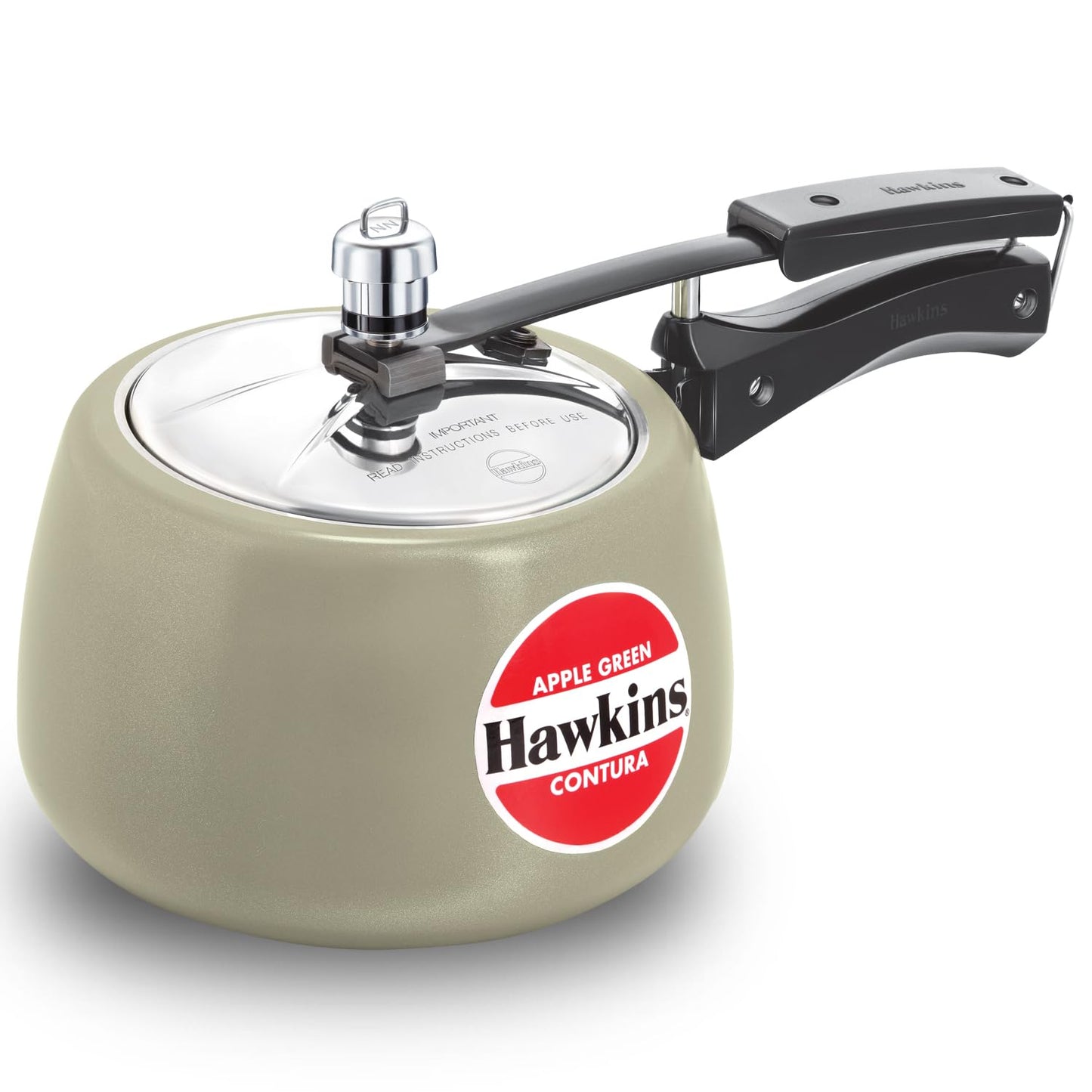Hawkins Ceramic CTR 30 Coated Contura Pressure Cooker, 3 L, Red