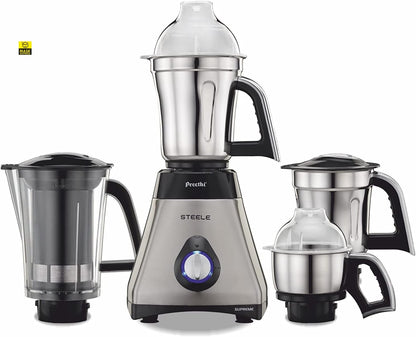 Preethi Steele Supreme 750W Mixer Grinder - Sydney Stock