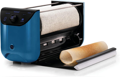 EVOCHEF EC Flip Smart Dosa Maker Food Grade Non-Stick Roller/Portable Dosa Maker (47.5X32.5X26cm) (Metallic Blue)