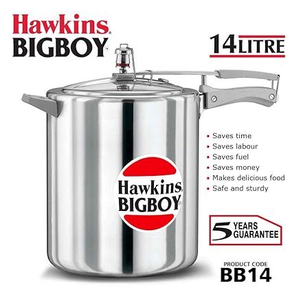 Hawkins Bigboy Pressure Cooker, 14 Litre Capacity