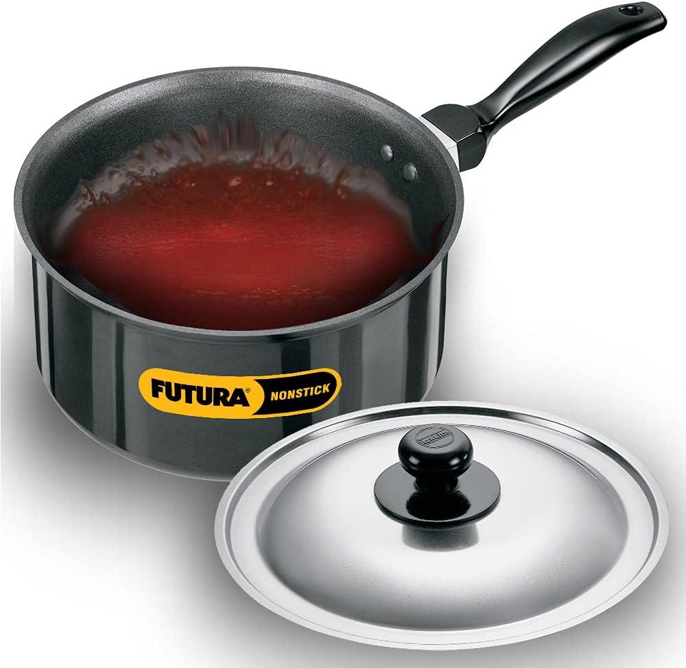 Futura Non-Stick Sauce Pan with Steel Lid 1L / 3L