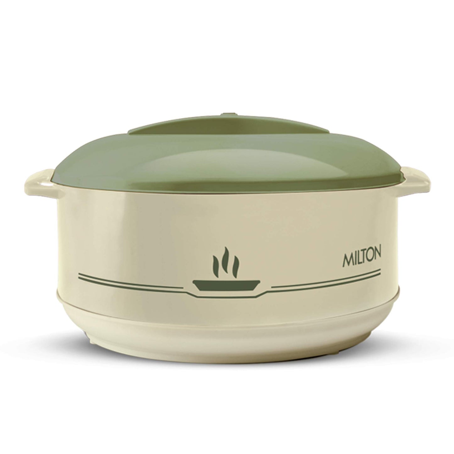 MILTON Steel Celestial Casserole (4000ml, White and Green)