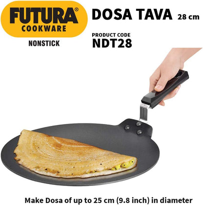 Hawkins Futura Non Stick Dosa Tava, 28 cm Diameter