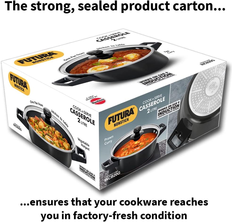 Futura INK50G Kadai, 5 Litre, Black