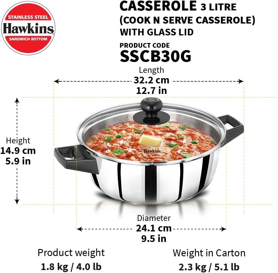 Futura INK50G Kadai, 5 Litre, Black