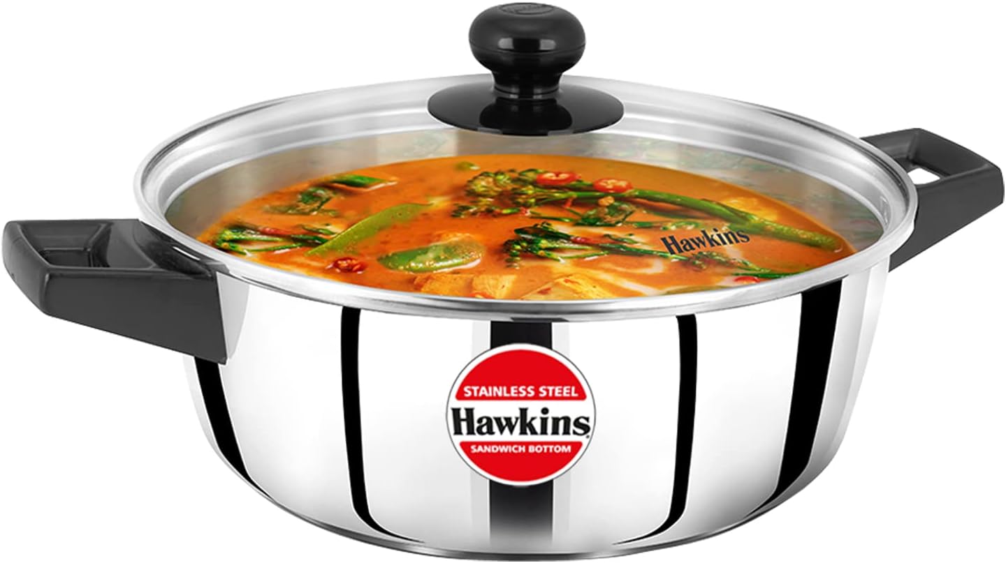 Futura INK50G Kadai, 5 Litre, Black