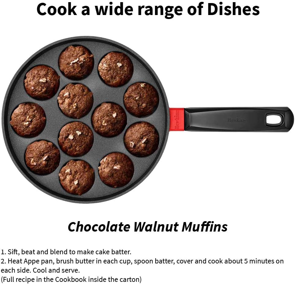 Hawkins Futura Non Stick Appe Pan with Glass Lid, 22 cm Size NAPE22G