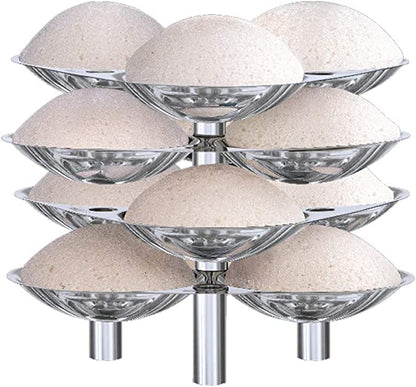 Hawkins 12 Idli Set for 5.0 Litre Pressure Cooker,Silver ID12L